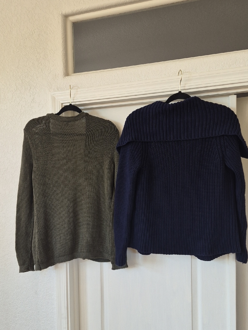 Bundle Of 2- Talbots 100% Cotton Knit Cardigans Sz Medium - Picture 14 of 15